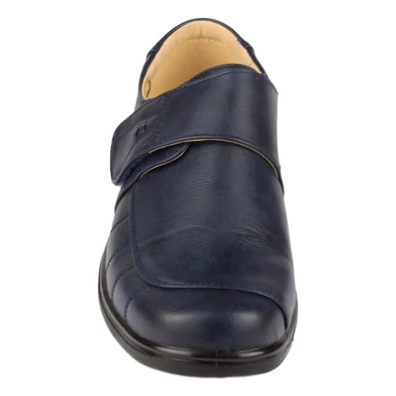 Womens Comfort Shoe Blue Touch Fasten